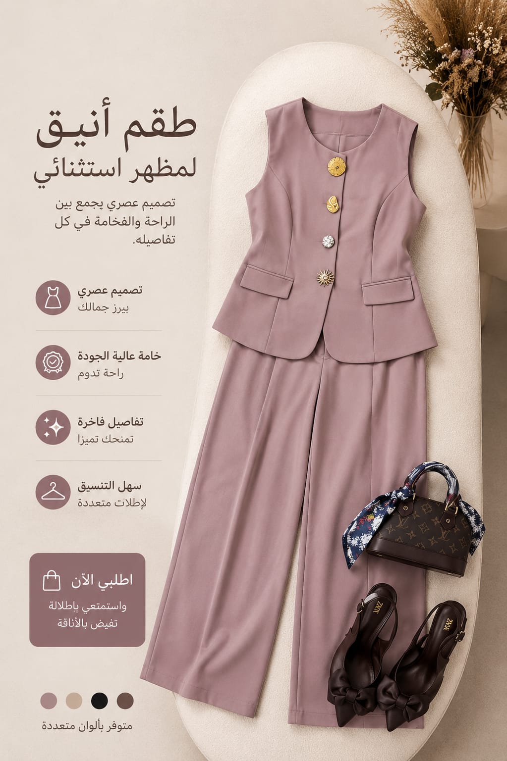 طقم "إطلالة القمة" الفاخر | "Peak Elegance" Premium Set