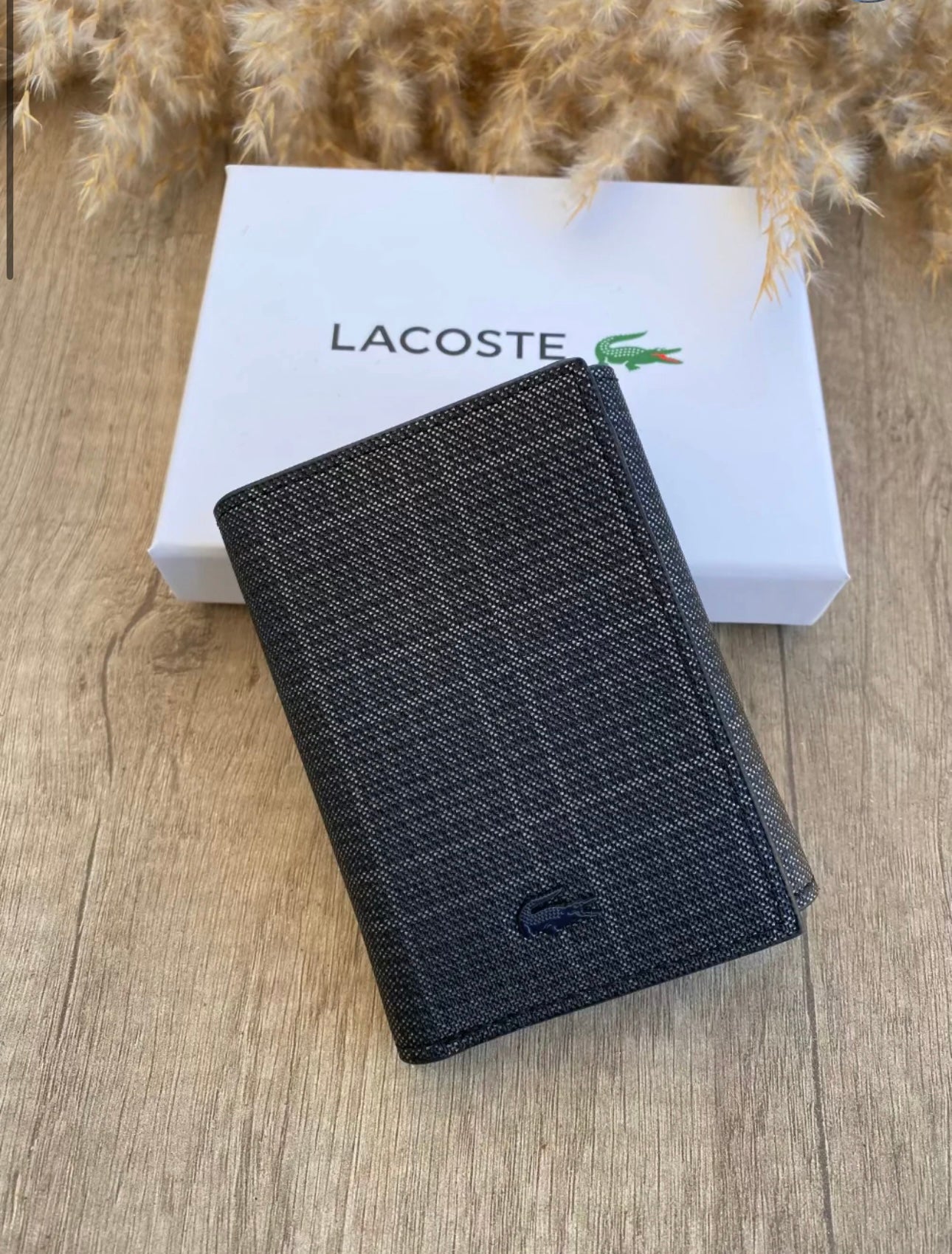 Lacoste Canvas Wallet | محفظة لاكوست قماشية