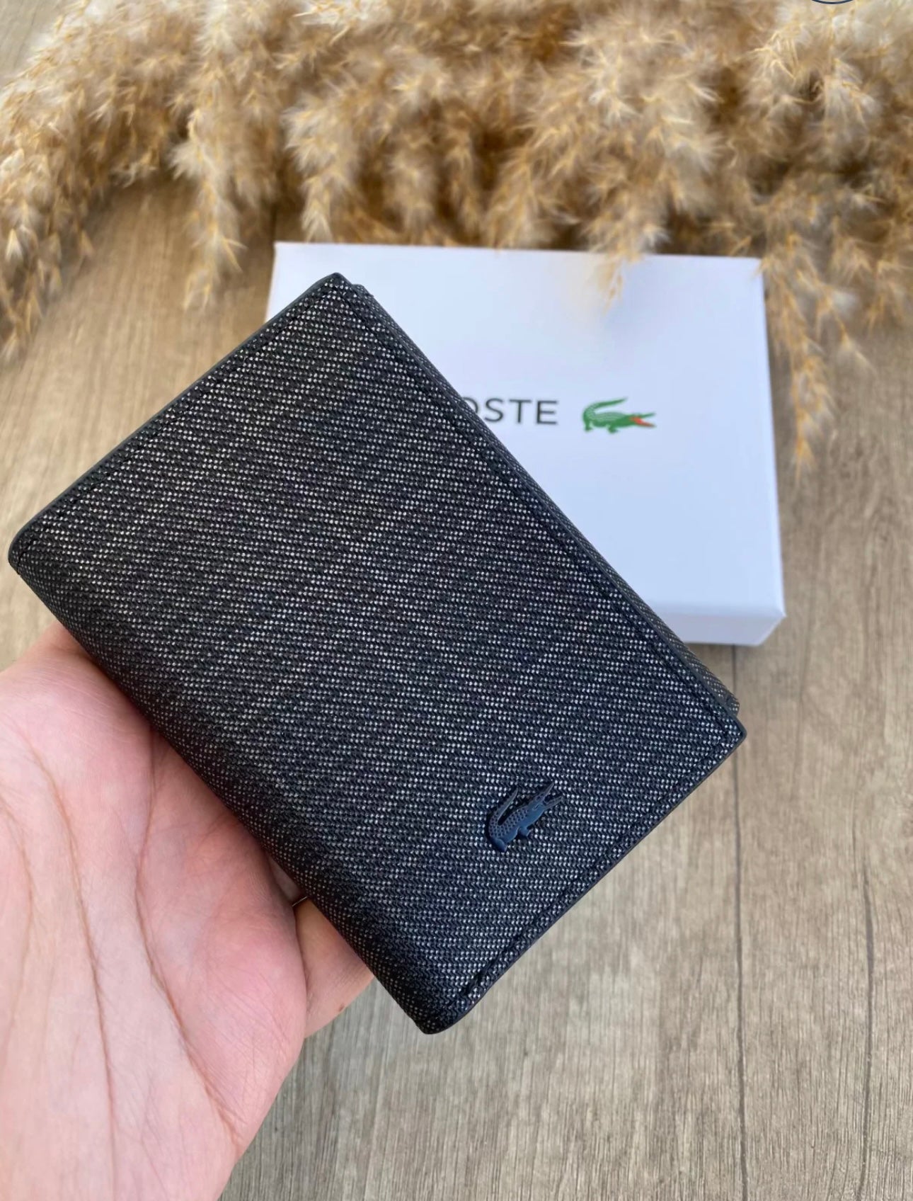 Lacoste Canvas Wallet | محفظة لاكوست قماشية