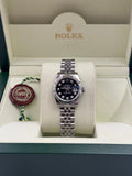 رولكس ديت جست ستيل نسائي مرصع بالألماس | ROLEX DATEJUST WOMEN STEEL WITH DIAMONDS