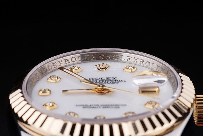 رولكس ديت جست قطعتين (ذهبي وفضي) نسائي | ROLEX DATEJUST TWO-TONE WOMEN