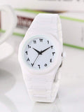 ساعة "بياض النقاء" الكربوني | "Pure White" Carbon Watch