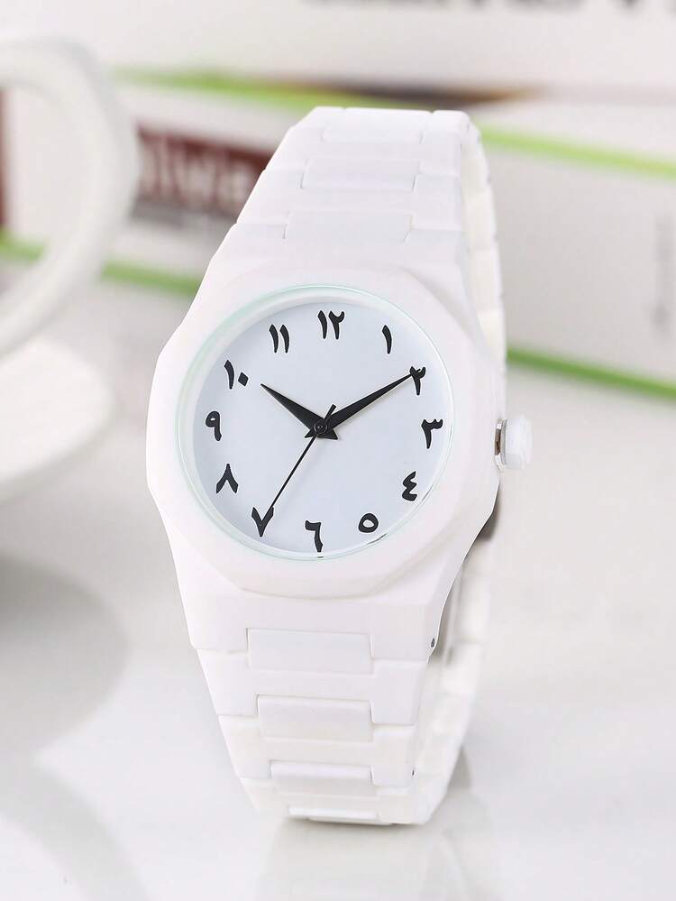 ساعة "بياض النقاء" الكربوني | "Pure White" Carbon Watch