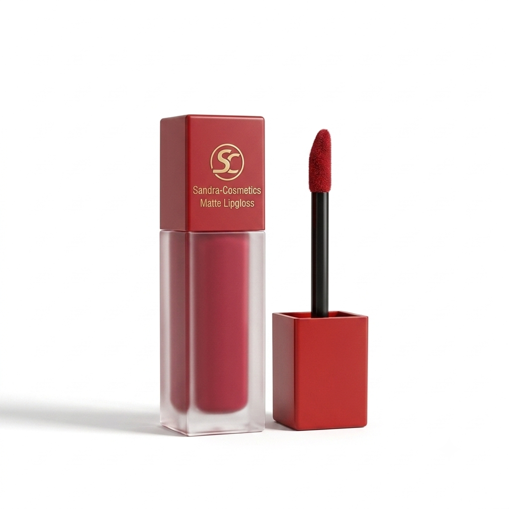 Sandra-Cosmetics Matte Lipgloss (Full Box - 24 Pcs) (ساندرا كوزمتكس ملمع شفاه مطفي - صندوق كامل 24 قطعة)