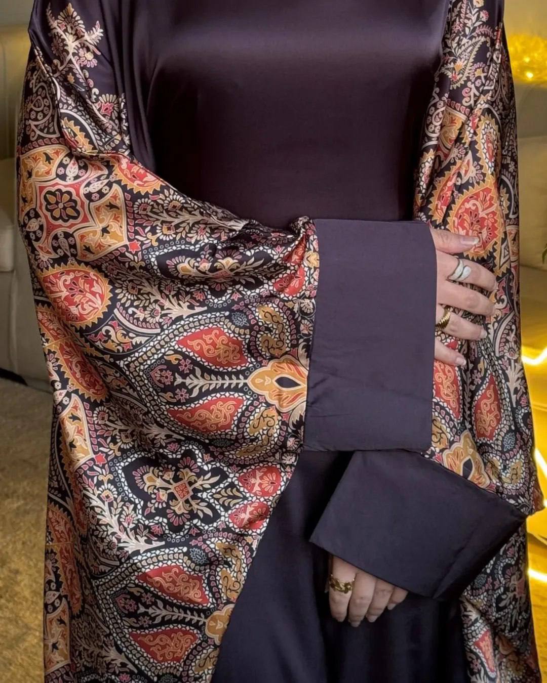 عباية ملكية بلمسات شرقية فاخرة | Luxury Royal Oriental Style Abaya