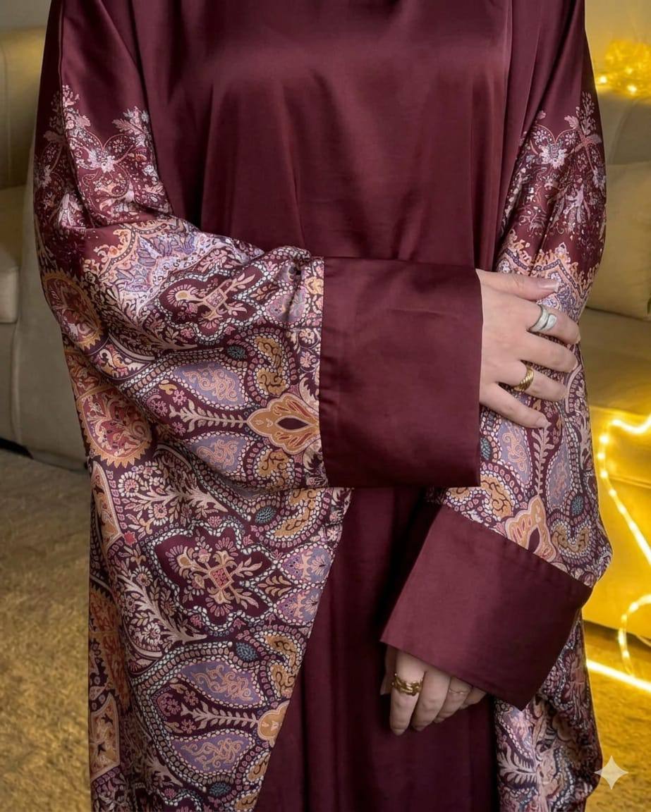عباية ملكية بلمسات شرقية فاخرة | Luxury Royal Oriental Style Abaya