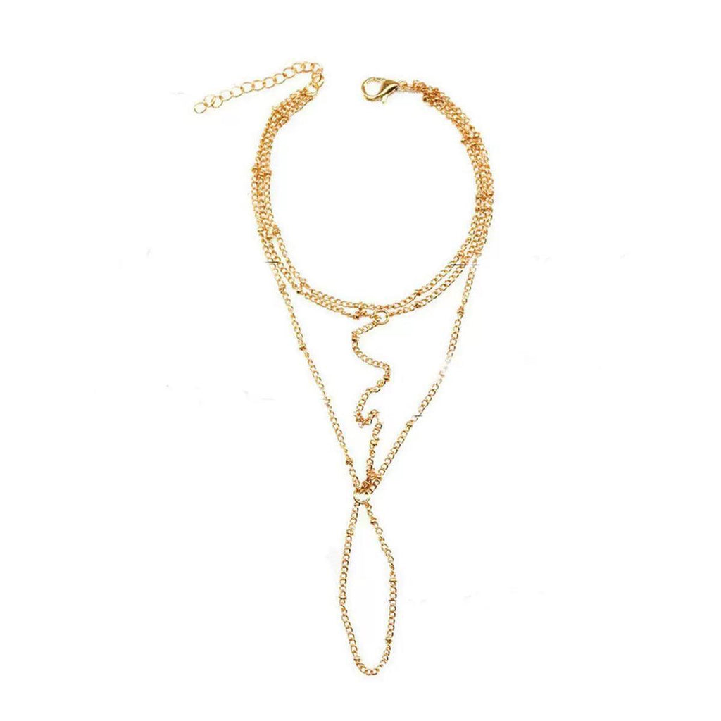 سوار "كف اليد" الأنيق | Elegant Hand Chain Bracelet