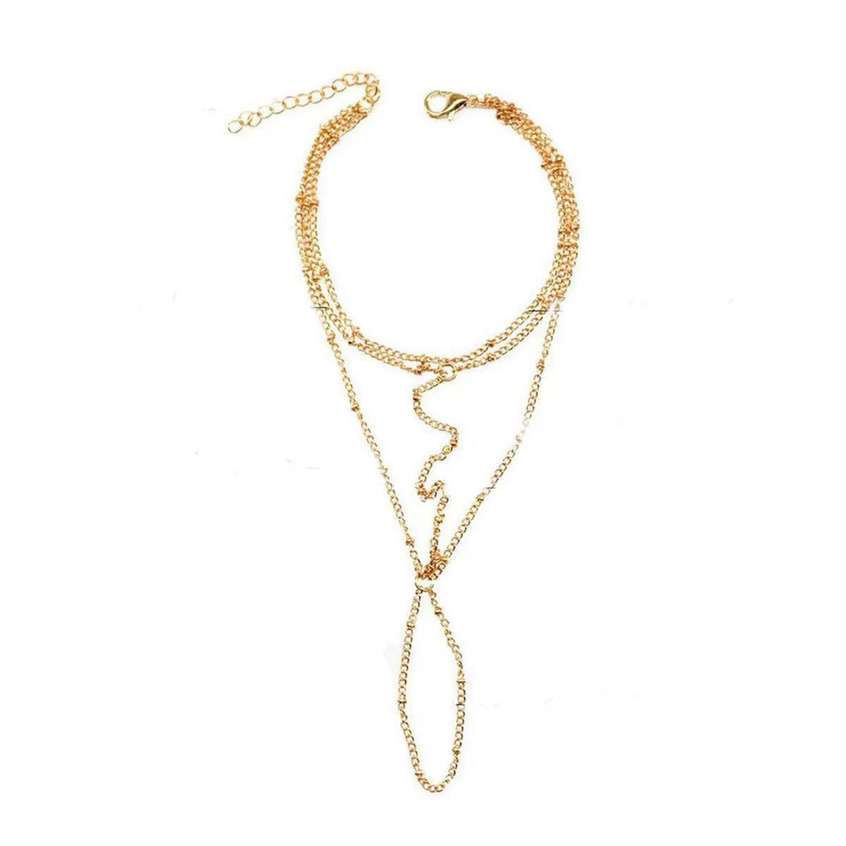 سوار "كف اليد" الأنيق | Elegant Hand Chain Bracelet
