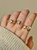 طقم خواتم "لمسات الأناقة العصرية" | Modern Elegance Ring Set