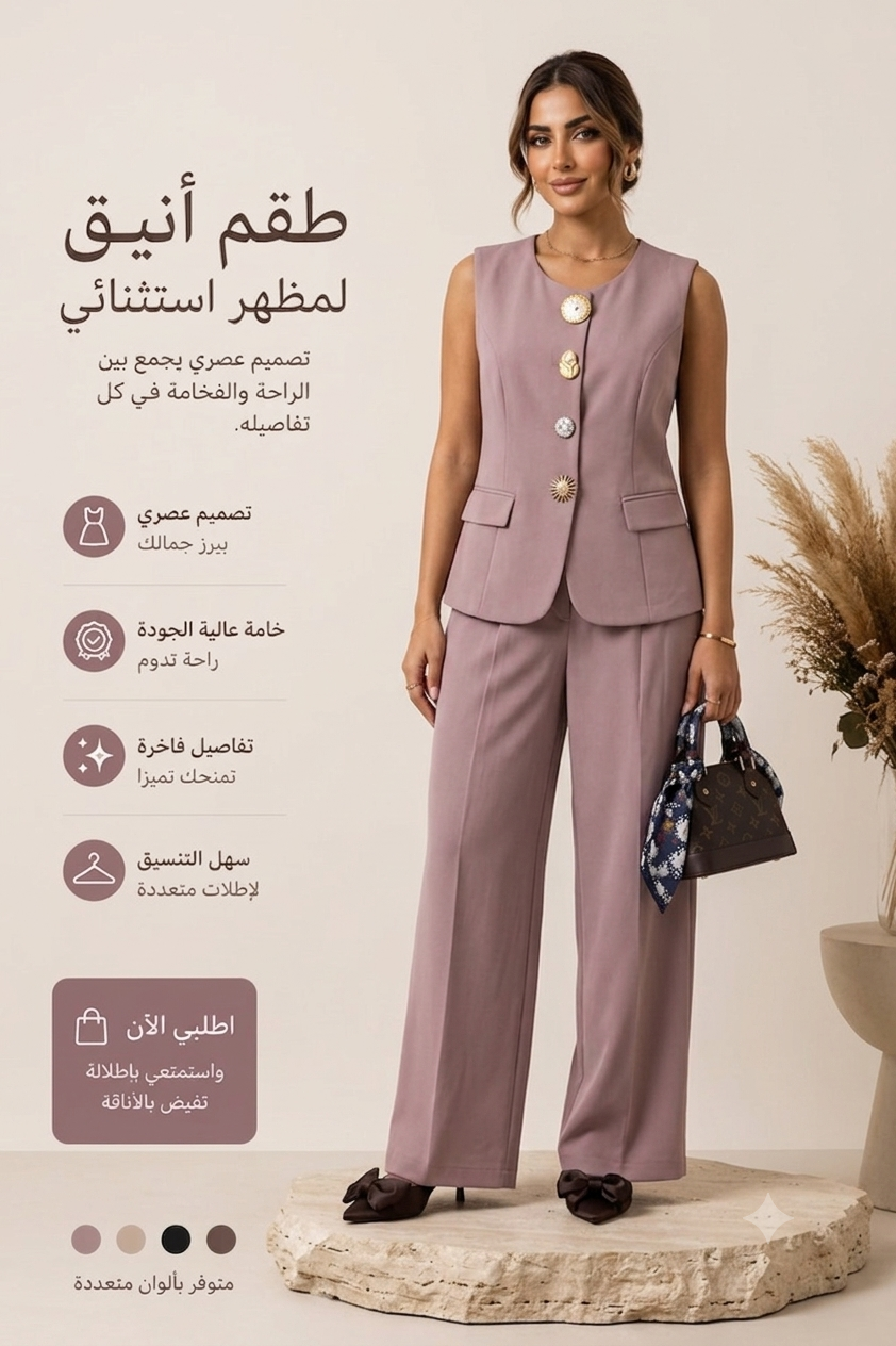 طقم "إطلالة القمة" الفاخر | "Peak Elegance" Premium Set