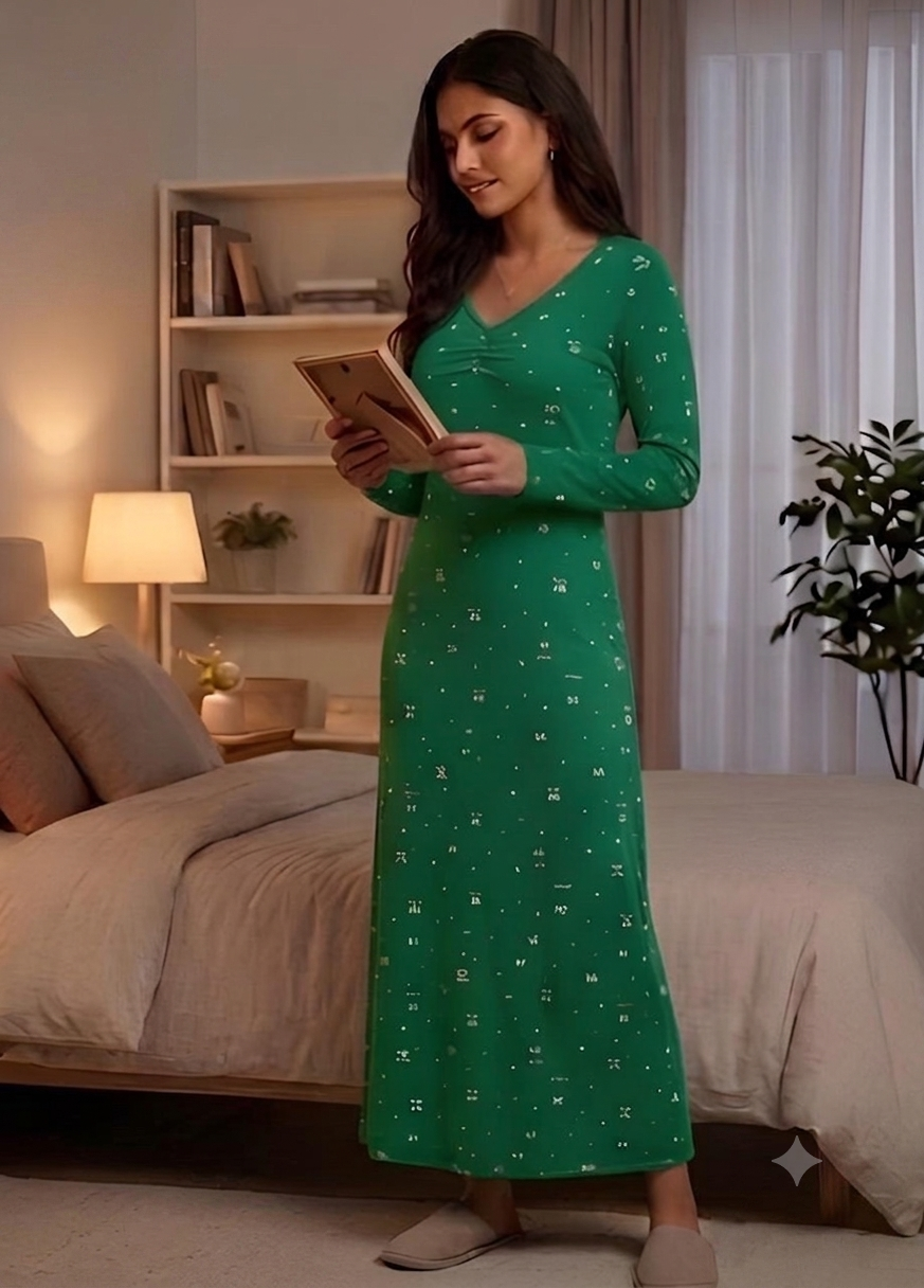 فستان "هدوء المساء" الناعم | "Evening Serenity" Lounge Dress