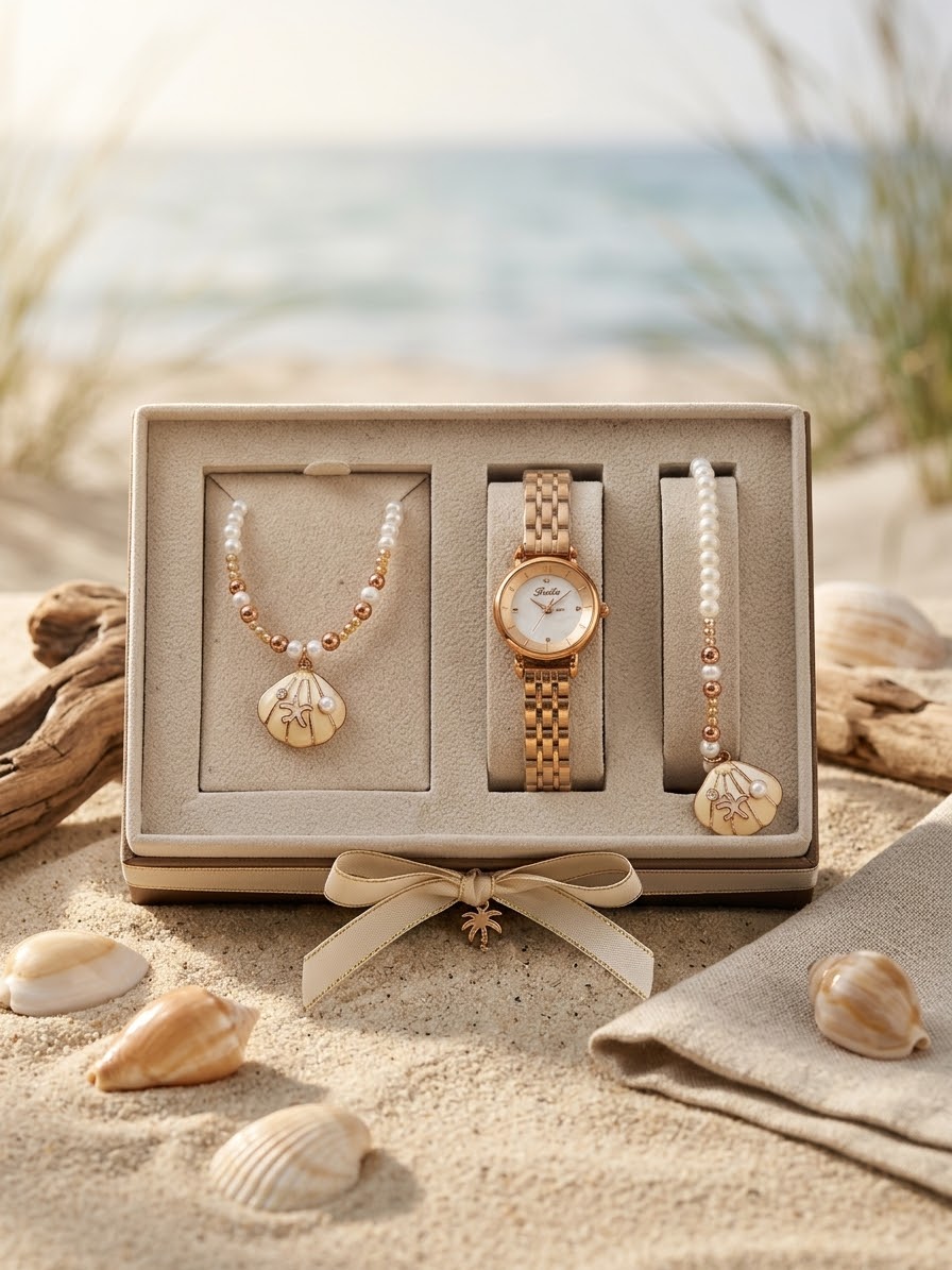 طقم "لؤلؤة الشاطئ" | "Beach Pearl" Set
